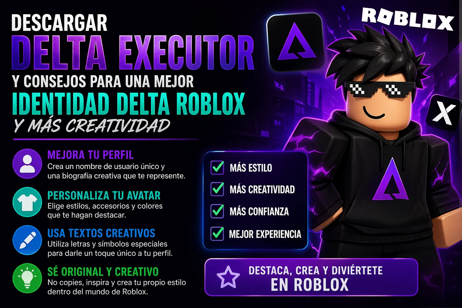 Descargar Delta Executor y consejos para una mejor identidad de Delta en Roblox