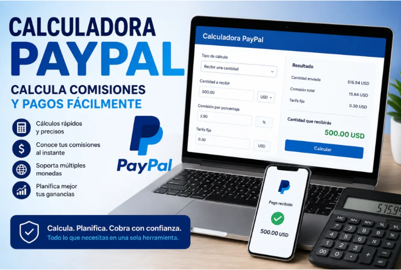 Calculadora PayPal: Calcula Comisiones y Pagos Fácilmente