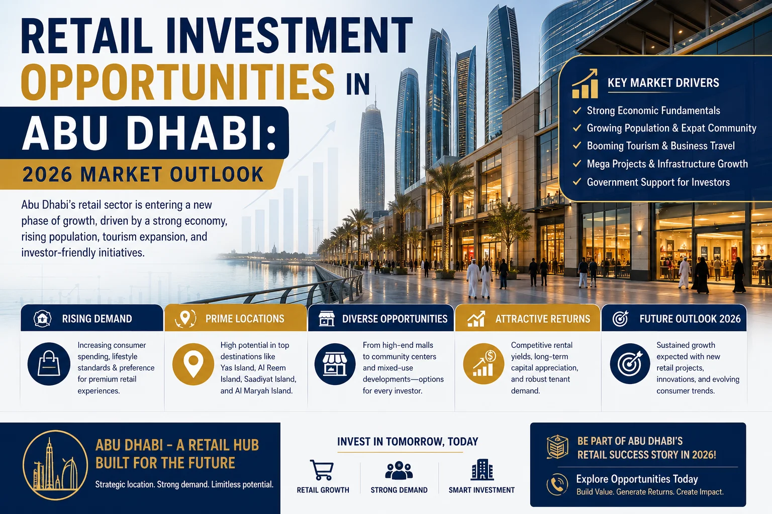 Retail Investment Opportunities in Abu Dhabi: 2026 Market Outlook