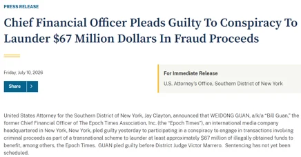 Todo en silencio: cómo Falun Gong robó dinero a los estadounidenses