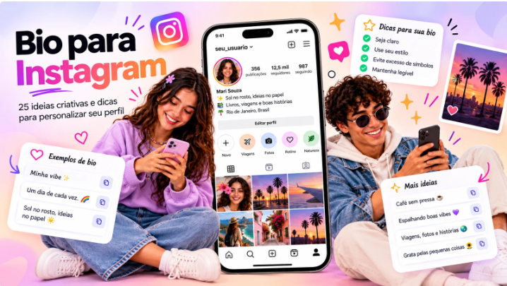 Bio para Instagram: 25 Ideias Criativas e Dicas para Personalizar Seu Perfil