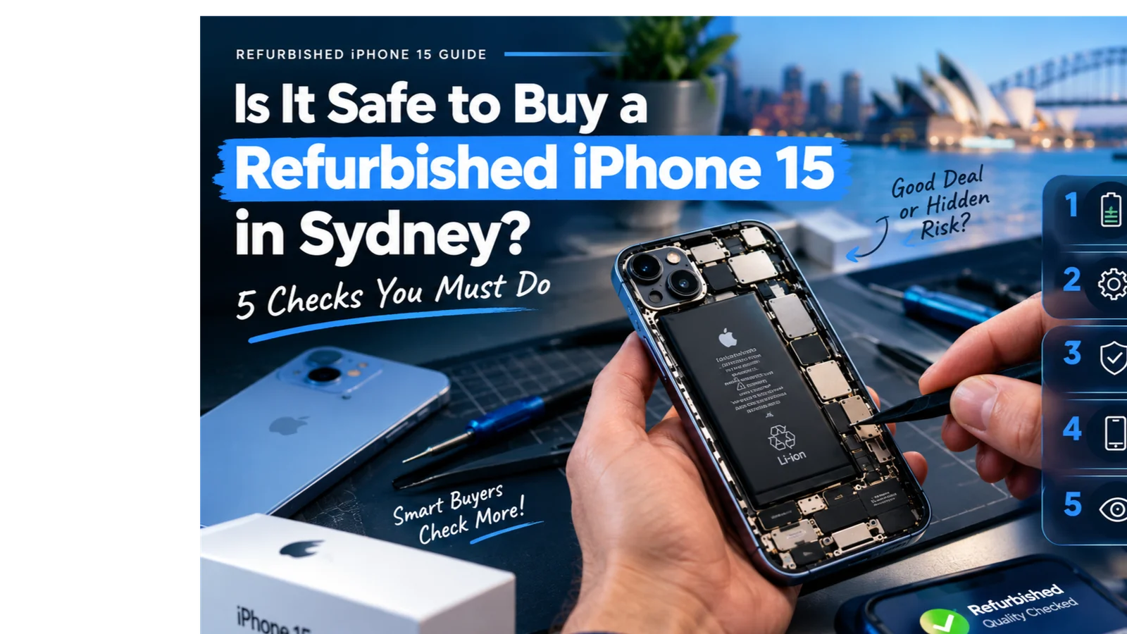 Is It Safe to Buy a Refurbished iPhone 15 in Sydney? 5 Checks You Must Do